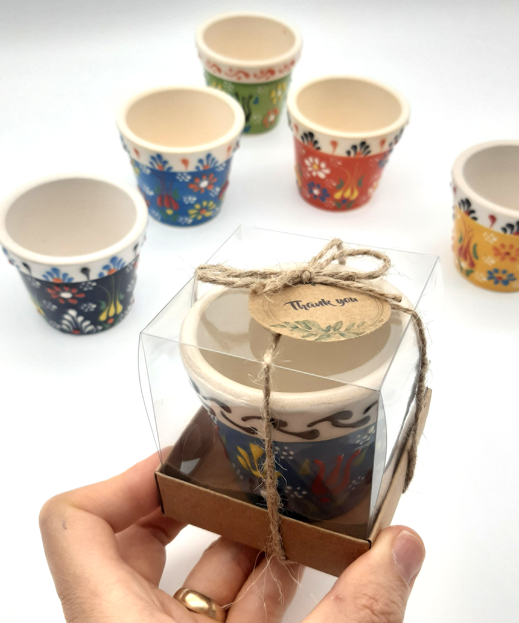 cadeau invité mariage, Pièces Pots en céramique, remerciement Idée cadeau mariage personnalisé, petit cadeau pour dire merci cadeau baptêmes