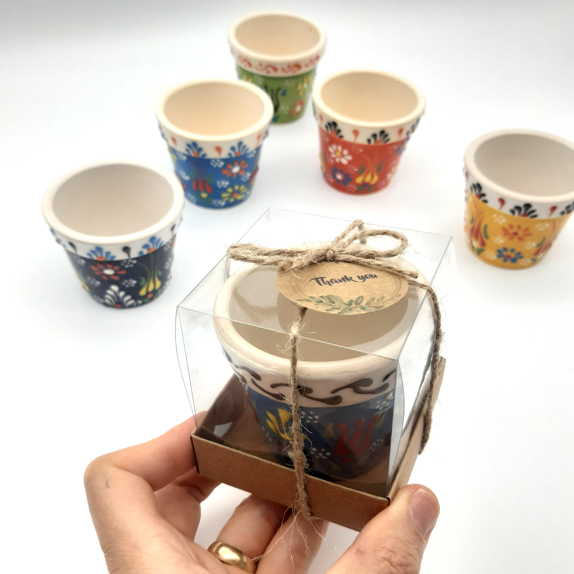 cadeau invité mariage, Pièces Pots en céramique, remerciement Idée cadeau mariage personnalisé, petit cadeau pour dire merci cadeau baptêmes