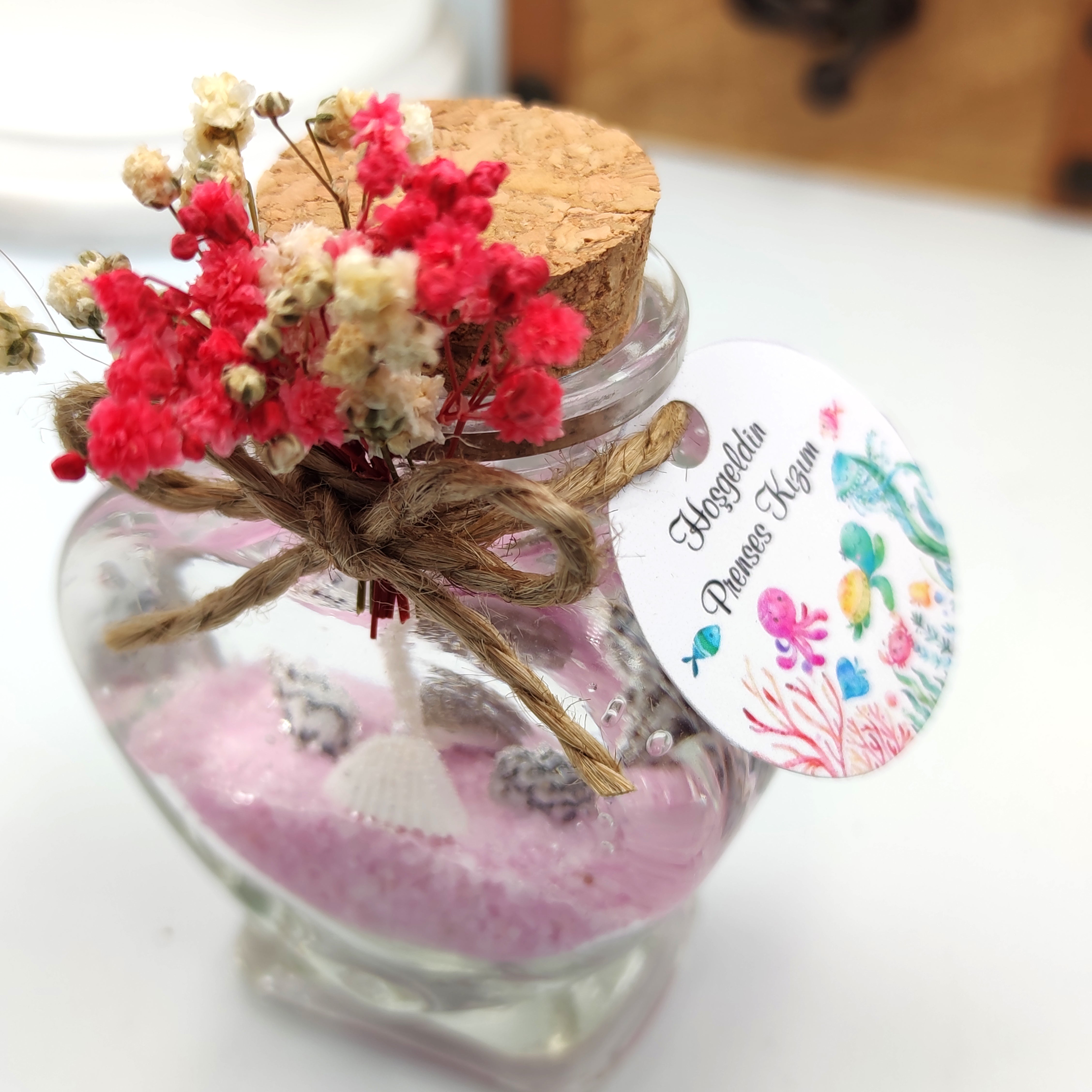 cadeau mariage invité bougie personnalisée, Gel pour bougie dans un verre en forme de cœu parfumées bougie remerciement Idée petit cadeau