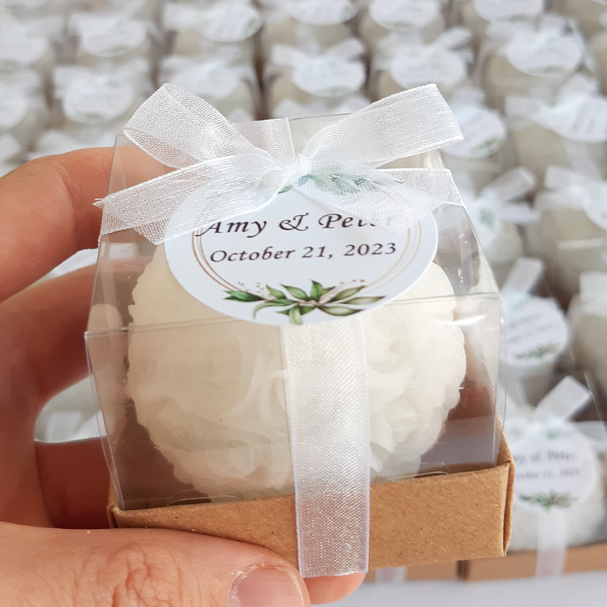 cadeau mariage invité bougie personnalisée,  Pièces parfumées bougie remerciement Idée petit cadeau pour merci baptêmes  our mariage, cadeaux de fête, fiançailles